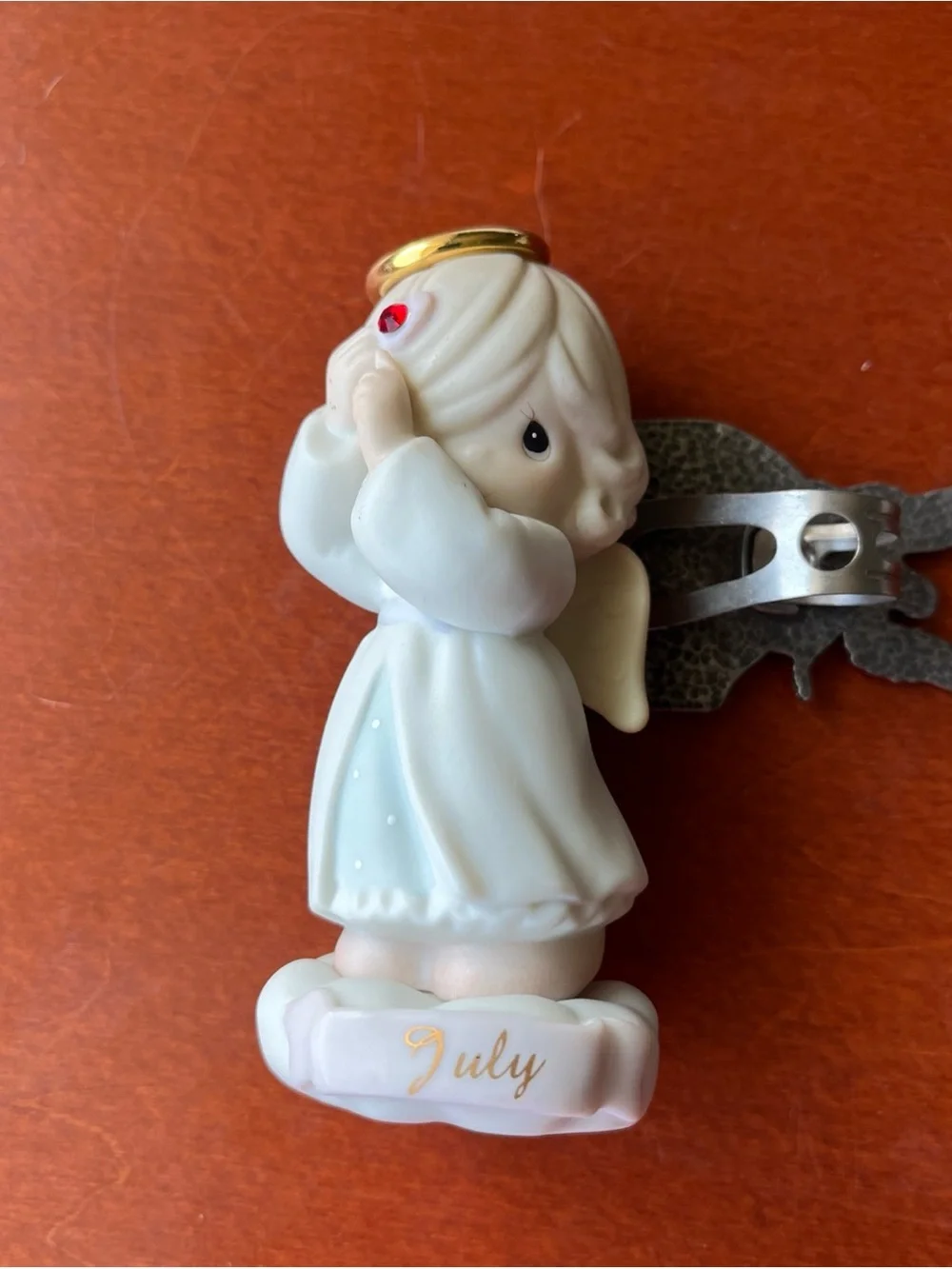 Precious Moments Little Moments 261289 July Birthstone 1996
